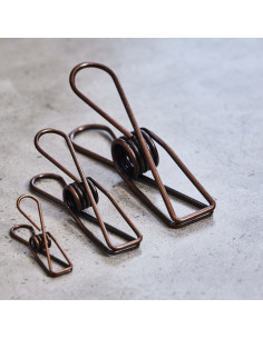Caja de pinzas de metal - Bronce
