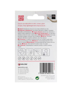VELCRO® Marca Pastillas autoadherentes adhesivas 16mm x 16 blanco 2