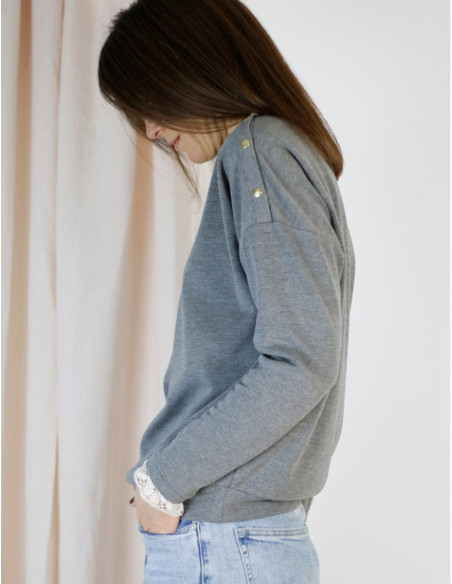 Patrón de sudadera, jersey Horizon - Atelier Scämmit