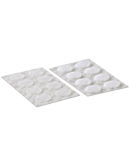 VELCRO® Marca Pastillas autoadherentes adhesivas 16mm x 16 blanco