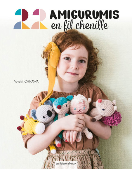 Libro 22 amigurumi en hilo chenilla