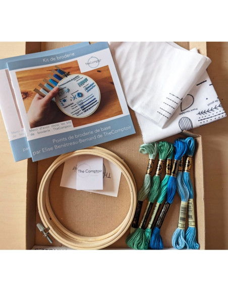 Kit de bordado - Doble principiante