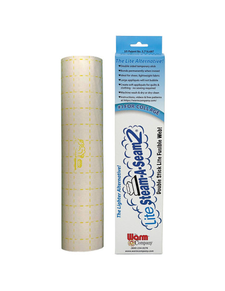 Termoadhesivo de doble cara Lite Steam-A-Seam2 - 30,5 cm x 274 cm