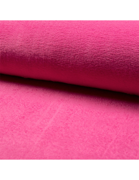 Tela de peluche suave - Fucsia
