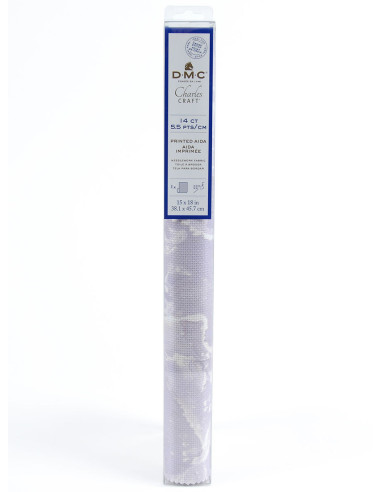 Tela aida 5.5 impresa para bordar DMC - Amatista