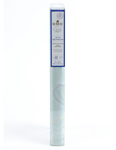 Tela aida 5.5 impresa para bordar DMC - Malaquita