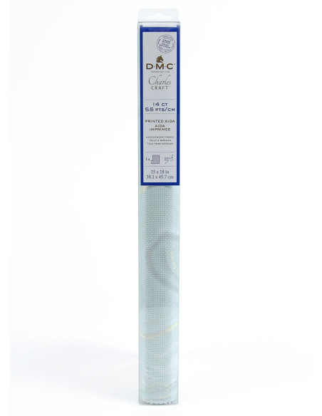 Tela aida 5.5 impresa para bordar DMC - Malaquita