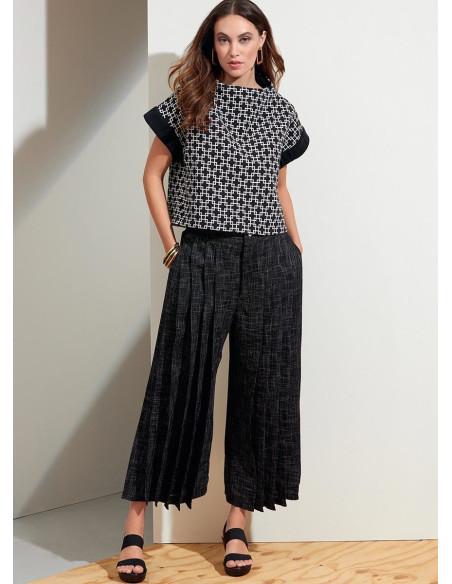 Patrón de blusa y pantalón - Vogue 1868