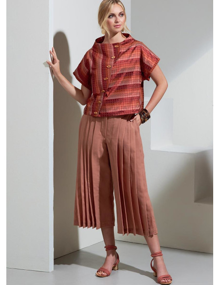 Patrón de blusa y pantalón - Vogue 1868