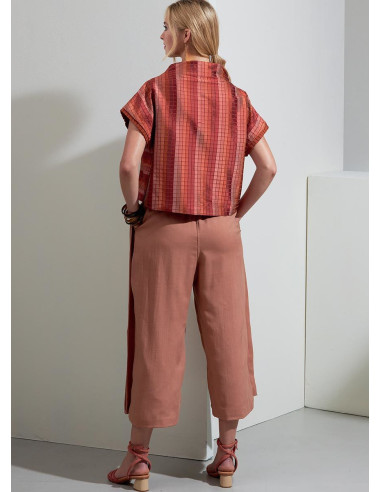 Patrón de blusa y pantalón - Vogue 1868