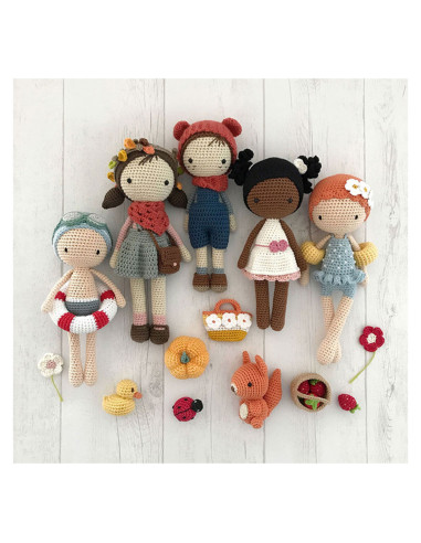 Libro las muñecas de Lulu a crochet