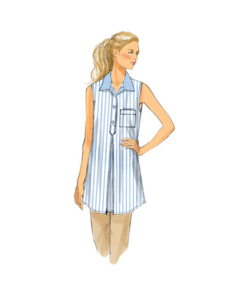 Patrón de túnica - Butterick 6099