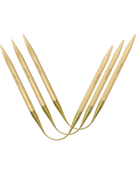 Juego de agujas addiCraSyTrio Bamboo Long