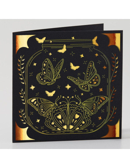 Juego de 12 tarjetas con sobres R40 especial Foil Celebration Cricut