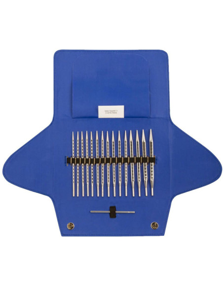 Addi Click Novel Long - Kit de agujas de tejer circulares