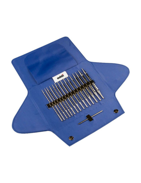 Addi Click Novel Long - Kit de agujas de tejer circulares
