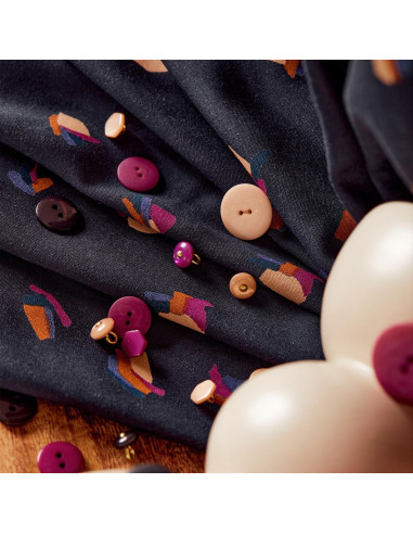Tejido viscosa Beryl Night - Atelier Brunette