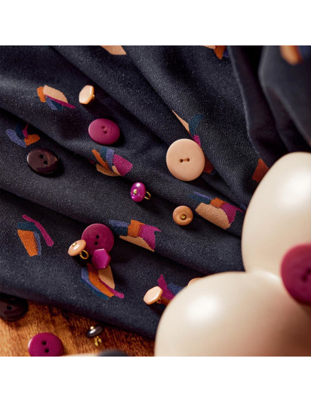 Tejido viscosa Beryl Night - Atelier Brunette
