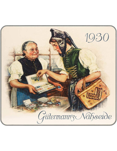 Estuche de 30 hilos de coser de poliéster Nostalgie 1930 Gütermann