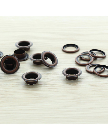 Bolsa de 100 ojales con arandelas de 11 mm - Cobre