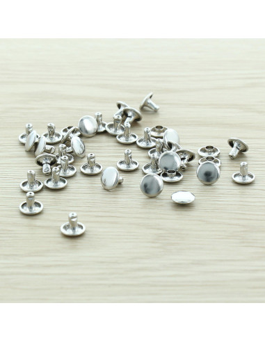 Bolsa de 100 remaches económicos de 9 mm - Plata