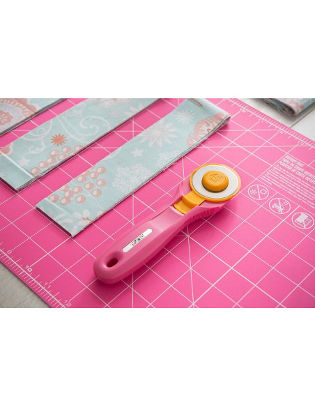 Cortador circular ergonómico Rosa Olfa 45mm