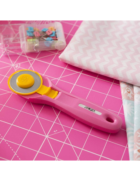 Cortador circular ergonómico Rosa Olfa 45mm