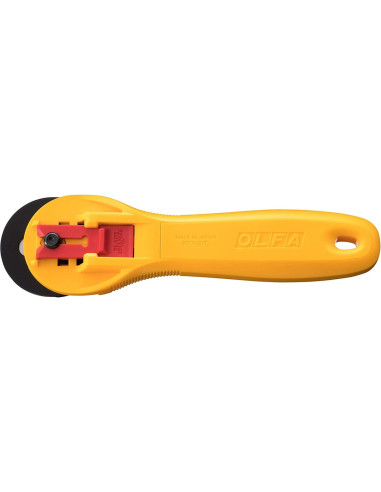 Cortador circular ergonómico Amarillo Olfa 45mm