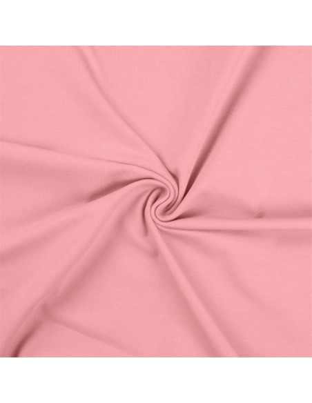 Tejido de punto de algodón - Rosa bebé