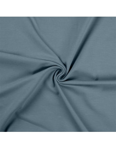 Tejido de punto de algodón - Azul grisáceo