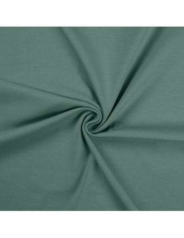 Tejido de punto de algodón - Verde grisáceo