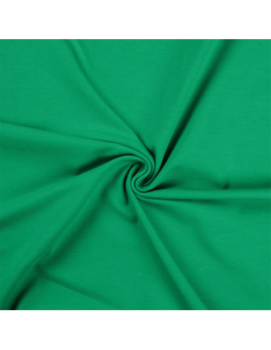 Tejido de punto de algodón - Verde hierba