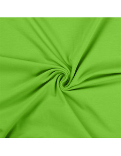 Tejido de punto de algodón - Verde limón