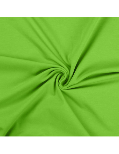 Tejido de punto de algodón - Verde limón
