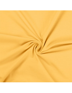 Tejido de punto de algodón - Amarillo paja