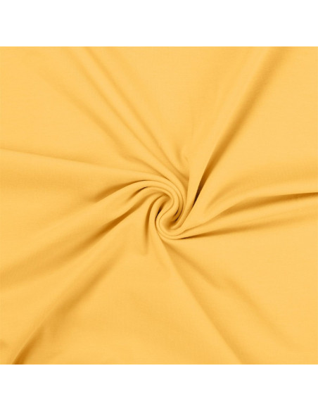 Tejido de punto de algodón - Amarillo paja