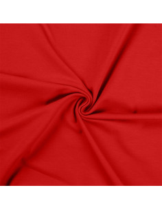 Tejido de punto de algodón - Rojo