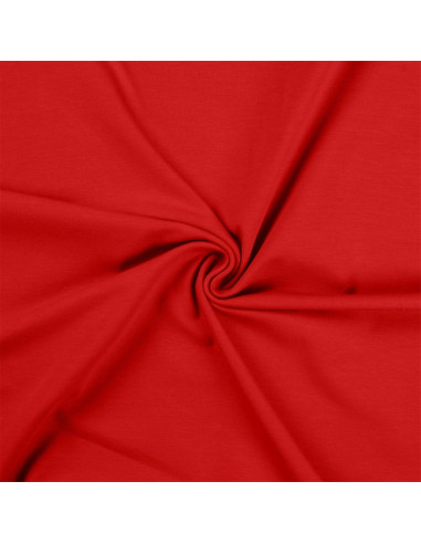 Tejido de punto de algodón - Rojo