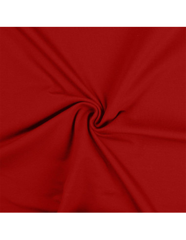 Tejido de punto de algodón - Rojo oscuro