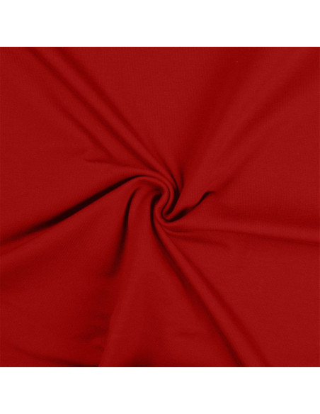 Tejido de punto de algodón - Rojo oscuro