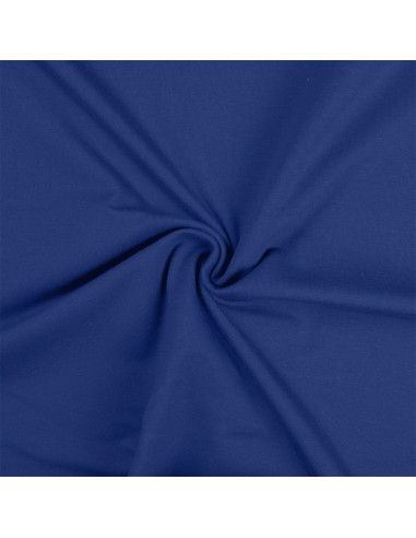 Tejido de punto de algodón - Azul real