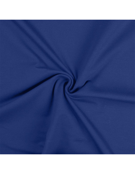 Tejido de punto de algodón - Azul real