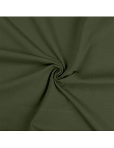 Tejido de punto de algodón - Verde militar