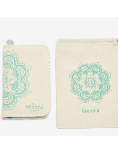 Estuche de agujas de doble punta The Grateful Mindful KnitPro