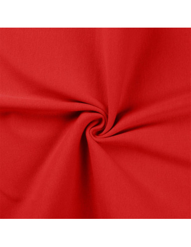 Tejido de punto ribeteado - Rojo