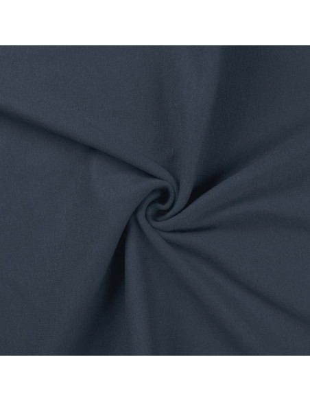 Tejido de punto ribeteado - Azul denim