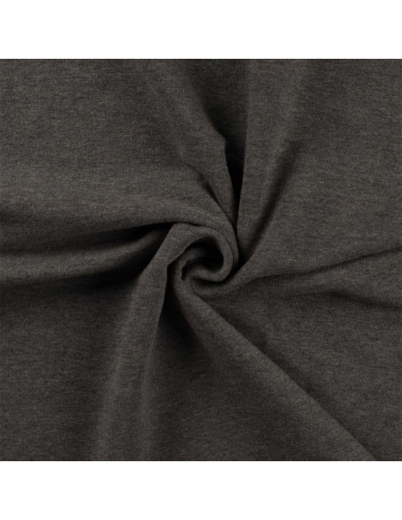 Tejido de punto ribeteado - Gris jaspeado