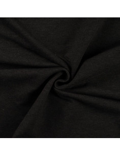 Tejido de punto ribeteado - Gris jaspeado oscuro