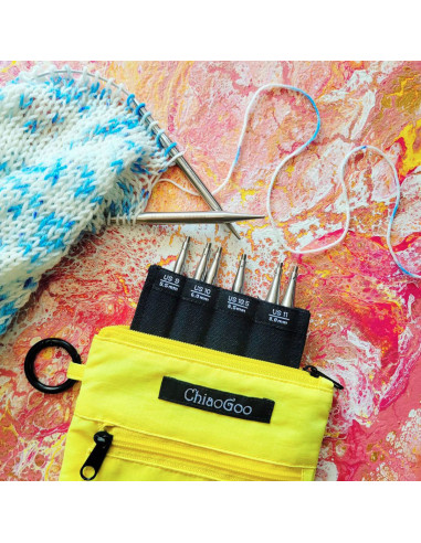 Kit de agujas circulares cortas Shorties Large ChiaoGoo