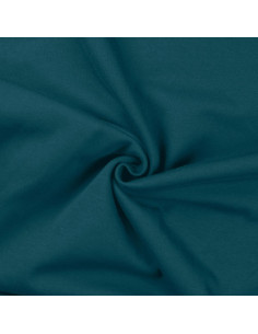 Tejido de sudadera - Azul petróleo